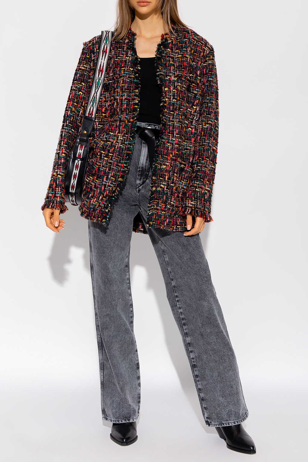 Isabel marant tweed jacket hotsell